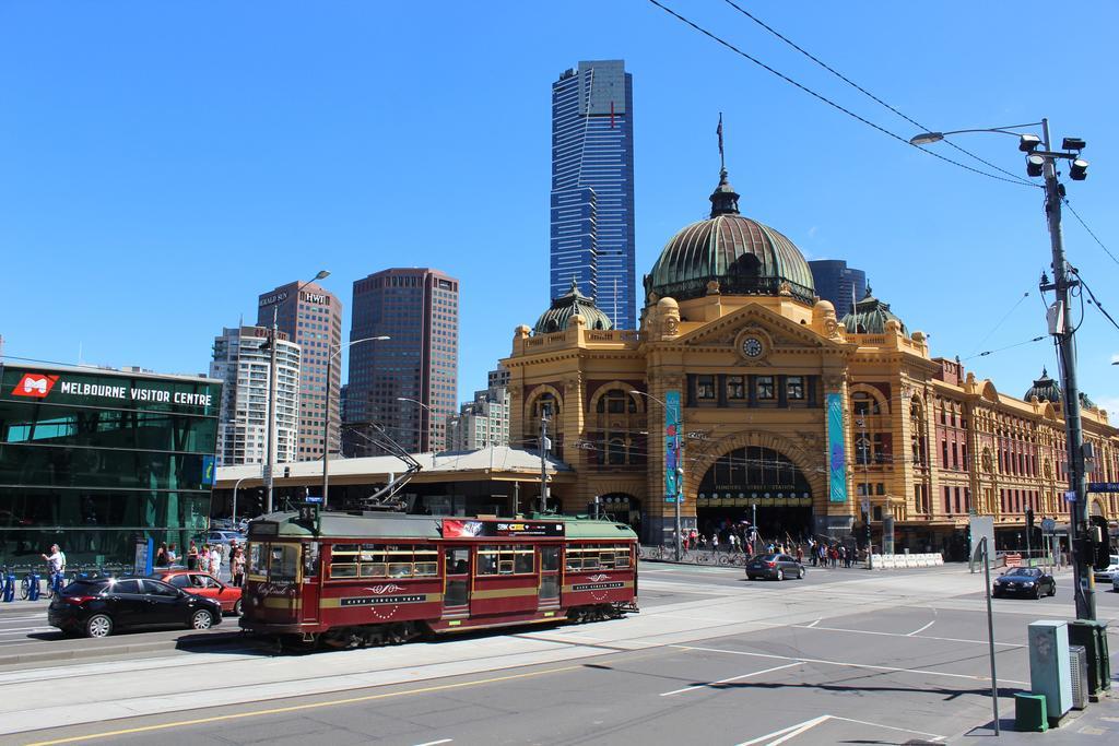 Flinders Street 238, Clements House At Federation Square, Melbourne, Australia Lägenhet Exteriör bild